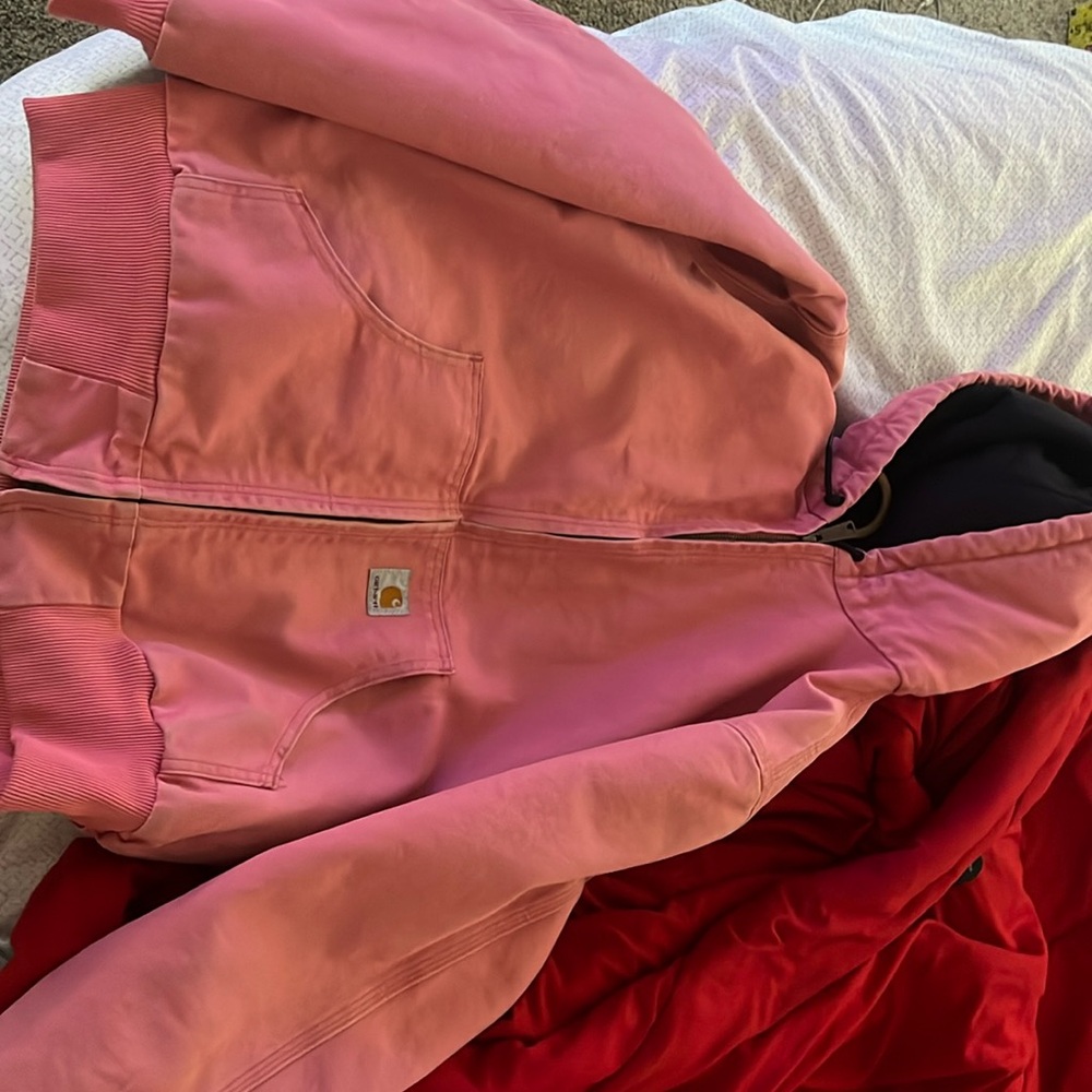 Perfect condition,vintage, light pink rare heavy weight fuzzy inside water proof